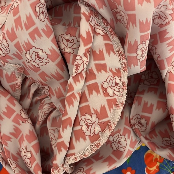 Vintage Pykettes Floral Patterned Long Sleeve Blouse Top - Vintage Size 16 - Picture 4 of 15